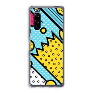 CaseCompany Pop Art #1: Sony Xperia 5 Transparant Hoesje