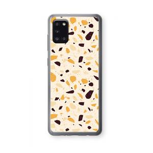 CaseCompany Terrazzo N°13: Samsung Galaxy A31 Transparant Hoesje