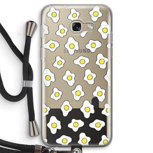 CaseCompany Spiegeleitjes: Samsung Galaxy A5 (2017) Transparant Hoesje met koord