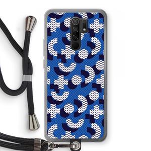 CaseCompany 8-bit N°5: Xiaomi Redmi 9 Transparant Hoesje met koord