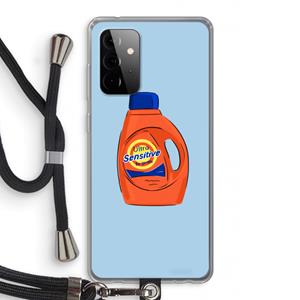 CaseCompany Ultra Sensitive: Samsung Galaxy A72 5G Transparant Hoesje met koord