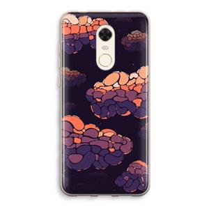 CaseCompany Patroon Wolken: Xiaomi Redmi 5 Transparant Hoesje