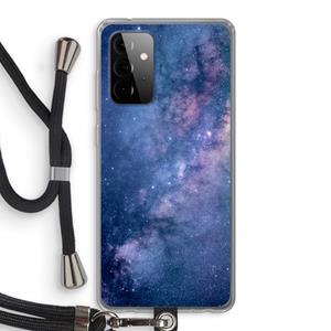 CaseCompany Nebula: Samsung Galaxy A72 5G Transparant Hoesje met koord