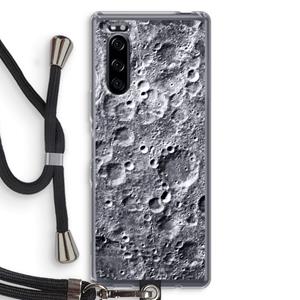 CaseCompany Maanlandschap: Sony Xperia 5 Transparant Hoesje met koord