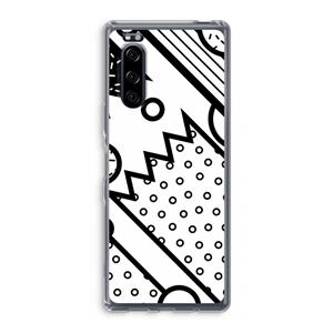CaseCompany Pop Art #4: Sony Xperia 5 Transparant Hoesje
