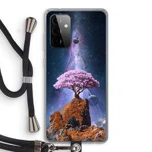 CaseCompany Ambition: Samsung Galaxy A72 5G Transparant Hoesje met koord