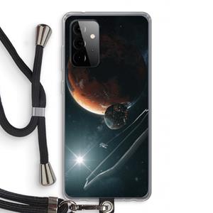 CaseCompany Mars Renaissance: Samsung Galaxy A72 5G Transparant Hoesje met koord