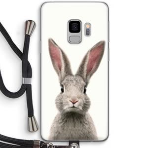 CaseCompany Daisy: Samsung Galaxy S9 Transparant Hoesje met koord