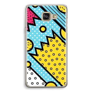 CaseCompany Pop Art #1: Samsung Galaxy A5 (2016) Transparant Hoesje