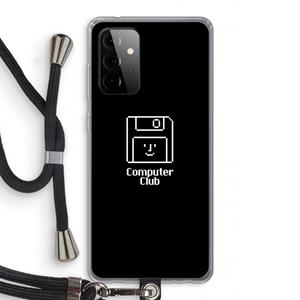 CaseCompany Hello: Samsung Galaxy A72 5G Transparant Hoesje met koord