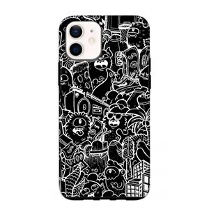 CaseCompany Vexx Black City : iPhone 12 mini Tough Case