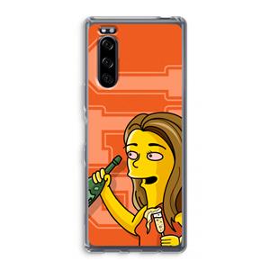 CaseCompany Jamie Lee Simpson: Sony Xperia 5 Transparant Hoesje