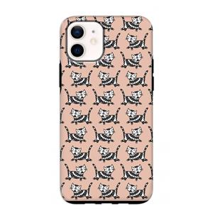 CaseCompany Zwarte poes: iPhone 12 mini Tough Case