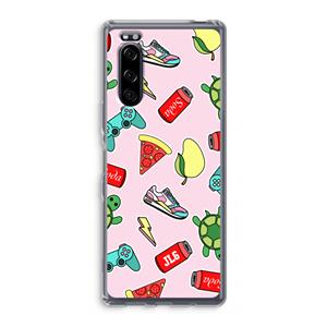 CaseCompany Things Jamie Loves: Sony Xperia 5 Transparant Hoesje