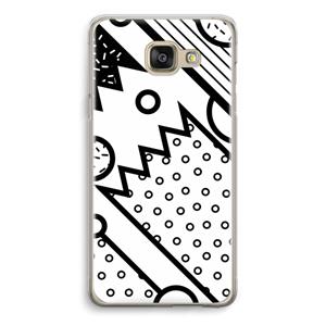 CaseCompany Pop Art #4: Samsung Galaxy A5 (2016) Transparant Hoesje