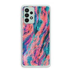 CaseCompany Electric Times: Samsung Galaxy A52s 5G Transparant Hoesje