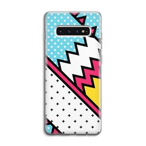 CaseCompany Pop Art #2: Samsung Galaxy S10 4G Transparant Hoesje