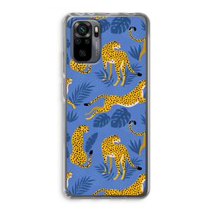 CaseCompany Luipaard: Xiaomi Redmi Note 10 Pro Transparant Hoesje