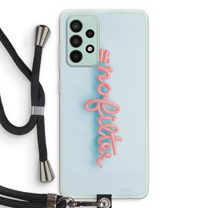 CaseCompany nofilter: Samsung Galaxy A52s 5G Transparant Hoesje met koord