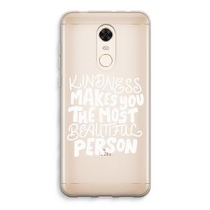 CaseCompany The prettiest: Xiaomi Redmi 5 Transparant Hoesje