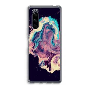 CaseCompany Cosmic Silence: Sony Xperia 5 Transparant Hoesje