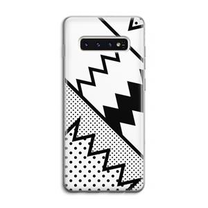 CaseCompany Pop Art #5: Samsung Galaxy S10 4G Transparant Hoesje