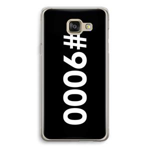 CaseCompany 9000: Samsung Galaxy A5 (2016) Transparant Hoesje