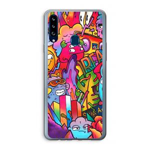 CaseCompany Dreams: Samsung Galaxy A20s Transparant Hoesje