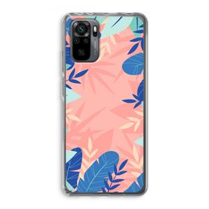 CaseCompany Tropisch: Xiaomi Redmi Note 10 Pro Transparant Hoesje