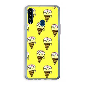 CaseCompany Isjes: Samsung Galaxy A20s Transparant Hoesje