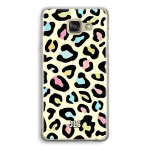 CaseCompany Leopard pattern: Samsung Galaxy A5 (2016) Transparant Hoesje