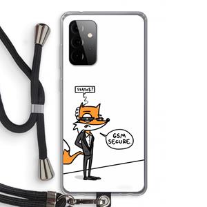CaseCompany GSM secure: Samsung Galaxy A72 5G Transparant Hoesje met koord