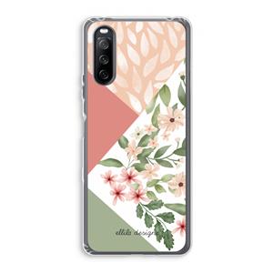 CaseCompany Sweet heaven geometrics: Sony Xperia 10 III Transparant Hoesje