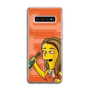 CaseCompany Jamie Lee Simpson: Samsung Galaxy S10 4G Transparant Hoesje