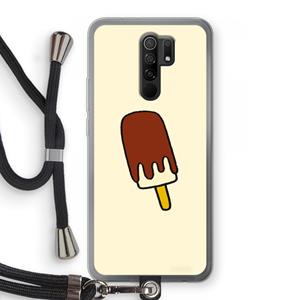 CaseCompany Frisco: Xiaomi Redmi 9 Transparant Hoesje met koord