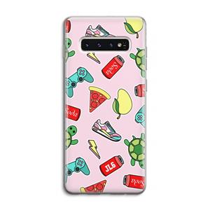 CaseCompany Things Jamie Loves: Samsung Galaxy S10 4G Transparant Hoesje