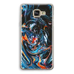 CaseCompany Black Unicorn: Samsung Galaxy A5 (2016) Transparant Hoesje