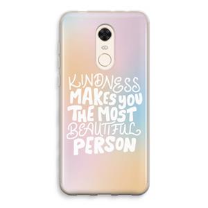 CaseCompany The prettiest: Xiaomi Redmi 5 Transparant Hoesje