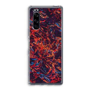 CaseCompany Lucifer: Sony Xperia 5 Transparant Hoesje