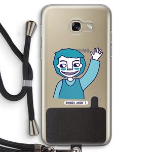 CaseCompany Zwaai: Samsung Galaxy A5 (2017) Transparant Hoesje met koord