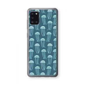 CaseCompany Kwallie: Samsung Galaxy A31 Transparant Hoesje