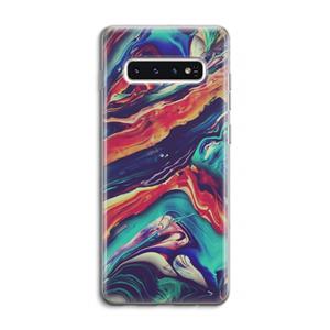 CaseCompany Chameleon Sun: Samsung Galaxy S10 4G Transparant Hoesje