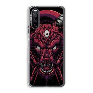 CaseCompany Hell Hound and Serpents: Sony Xperia 10 III Transparant Hoesje
