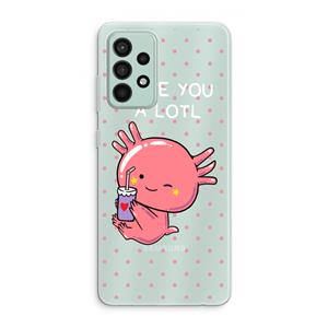 CaseCompany Love You A Lotl: Samsung Galaxy A52s 5G Transparant Hoesje
