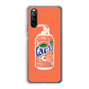 CaseCompany S(peach)less: Sony Xperia 10 III Transparant Hoesje