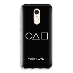 CaseCompany Squid Game: Xiaomi Redmi 5 Transparant Hoesje