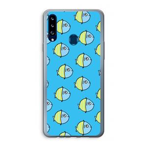 CaseCompany Visjes: Samsung Galaxy A20s Transparant Hoesje