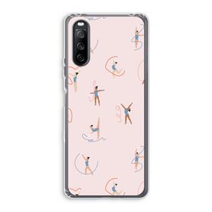 CaseCompany Dancing #3: Sony Xperia 10 III Transparant Hoesje