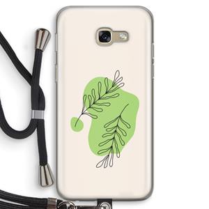 CaseCompany Beleaf in you: Samsung Galaxy A5 (2017) Transparant Hoesje met koord