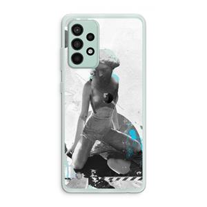 CaseCompany I will not feel a thing: Samsung Galaxy A52s 5G Transparant Hoesje